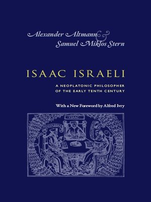 cover image of Isaac Israeli
